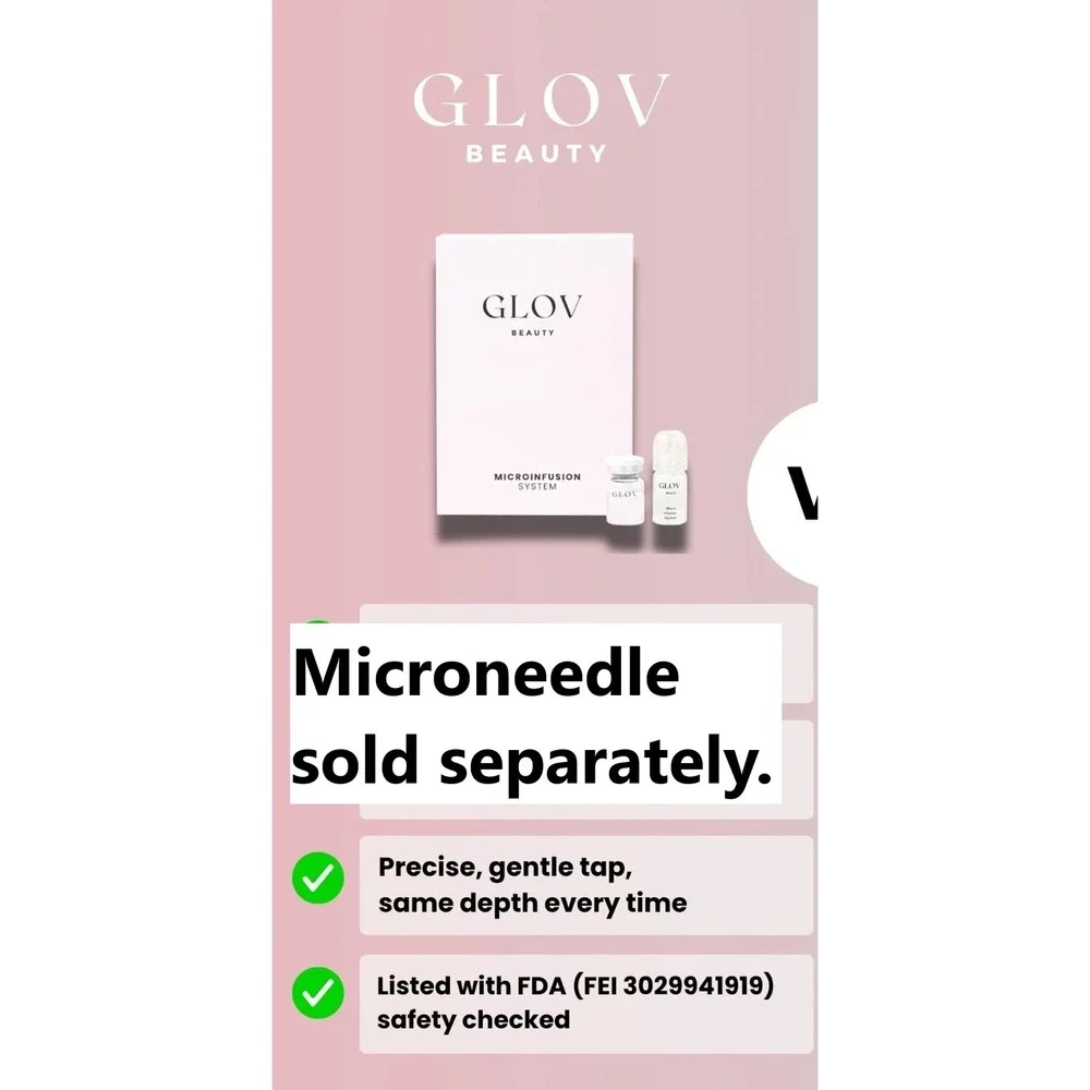 NoBox 4-vial GLOV Beauty Infusion Anti-Aging Solution Serum for Face Lips